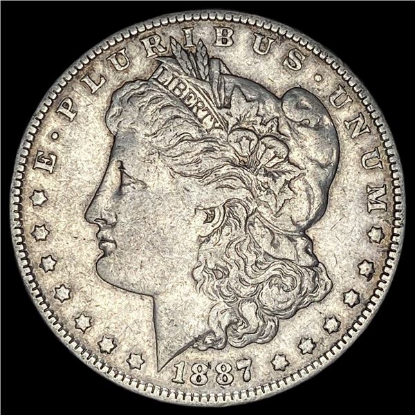 1887 Morgan Silver Dollar CLOSELY UNCIRCULATED