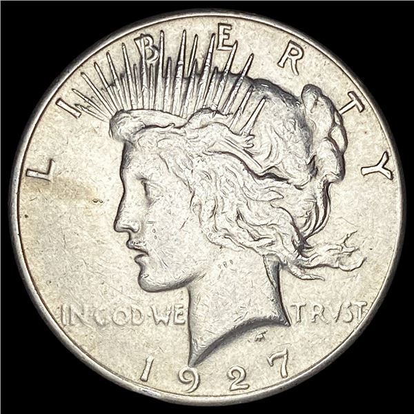 1927 Silver Peace Dollar CLOSELY UNCIRCULATED
