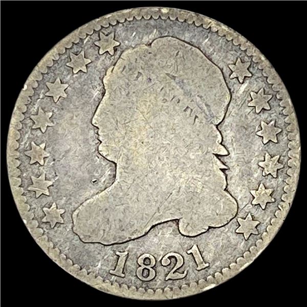 1821 Capped Bust Dime NICELY CIRCULATED