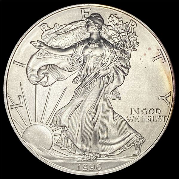1996 1 oz Silver American Eagle $1 SUPERB GEM BU