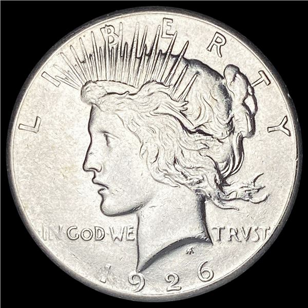 1926 Silver Peace Dollar CHOICE AU