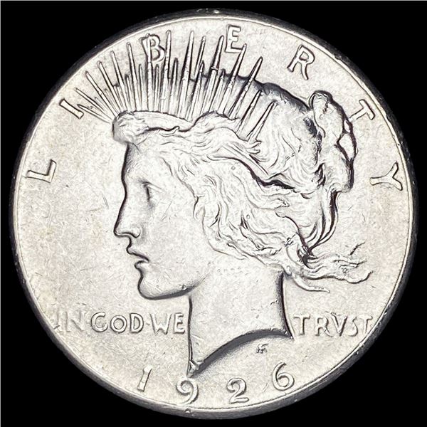 1926 Silver Peace Dollar CHOICE AU