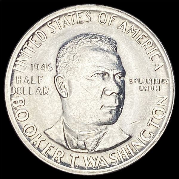 1946 Silver Half Dollar Booker T. Washington UNCIRCULATED