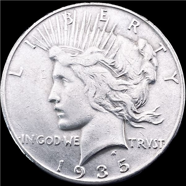 1935-S Silver Peace Dollar NEARLY UNCIRCULATED
