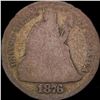 Image 1 : 1876 Seated Liberty Dime NICELY CIRCULATED