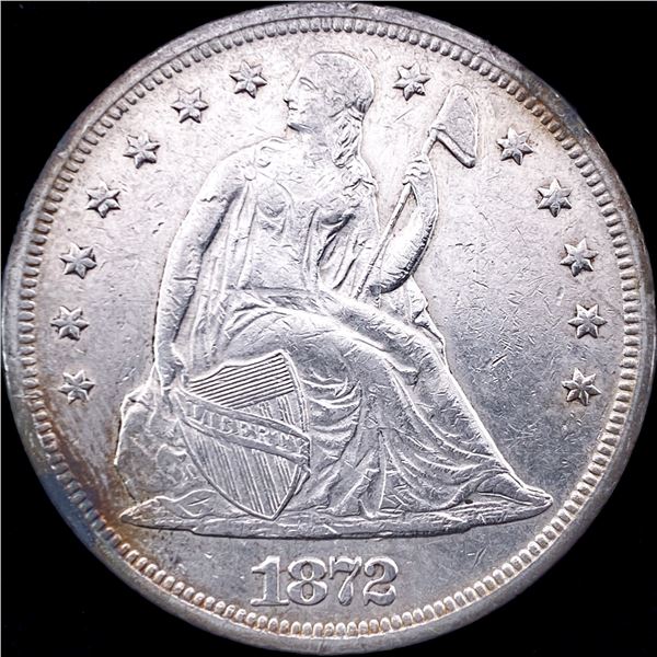 1872 Silver Dollar CLOSELY UNCIRCULATED
