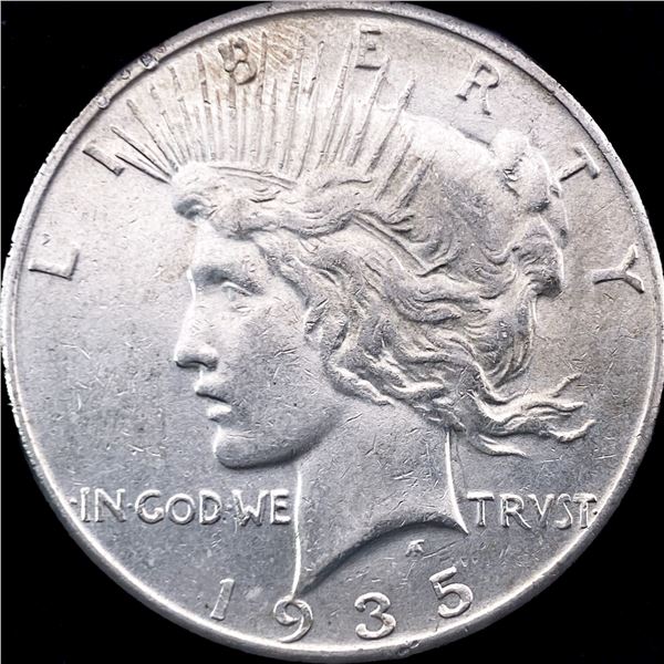 1935 Peace Silver Dollar CLOSELY UNCIRCULATED