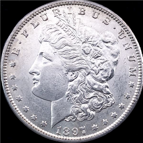 1897-S Silver Morgan Dollar CHOICE AU