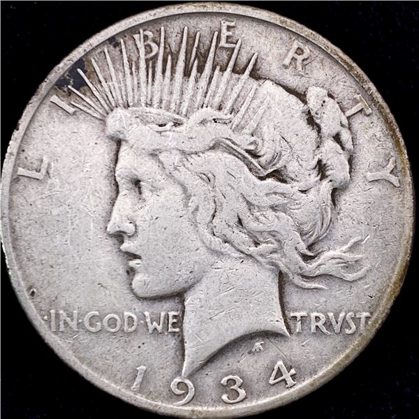 1934 Peace Silver Dollar NICELY CIRCULATED