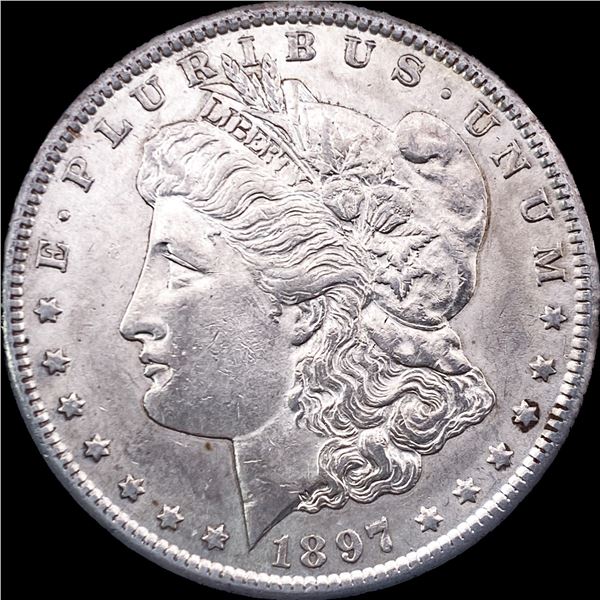 1897-S Silver Morgan Dollar CHOICE AU