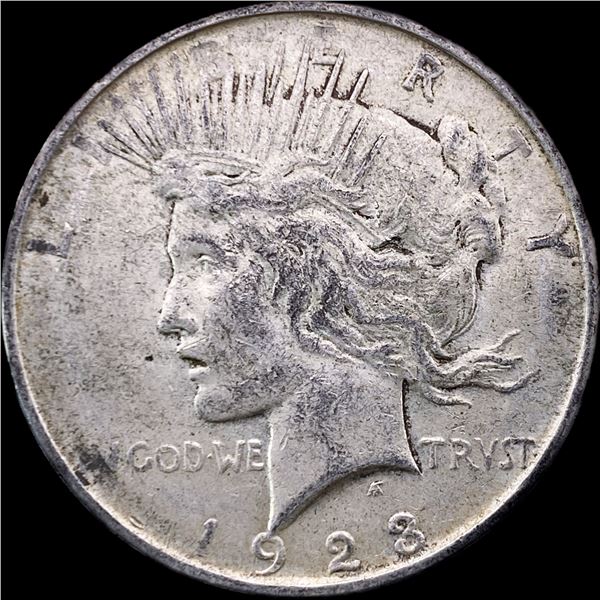 1923 Peace Silver Dollar NEARLY UNCIRCULATED