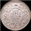 Image 2 : 1919 India Silver 1 Rupee UNCIRCULATED