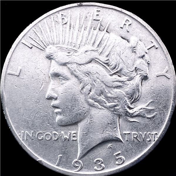 1935-S Silver Peace Dollar NEARLY UNCIRCULATED