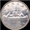 Image 2 : 1959 Silver Dollar Canada Canoe UNCIRCULATED