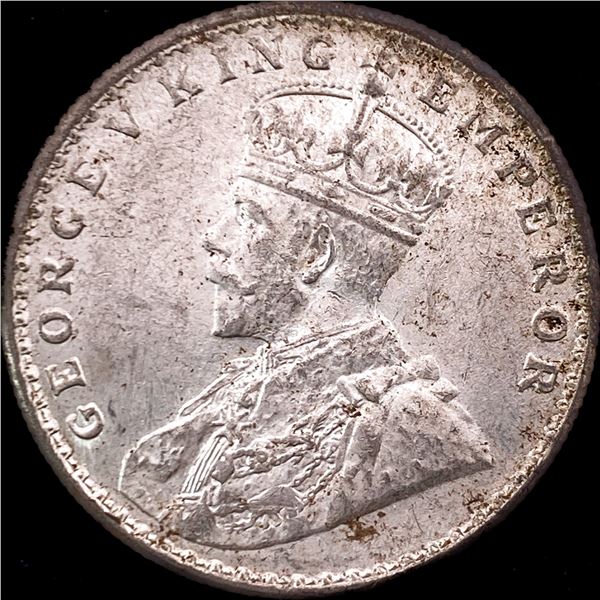 1919 India Silver 1 Rupee UNCIRCULATED