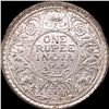 Image 2 : 1919 India Silver 1 Rupee UNCIRCULATED