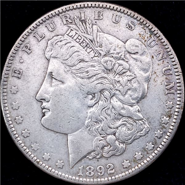 1892-CC Silver Morgan Dollar NEARLY UNCIRCULATED