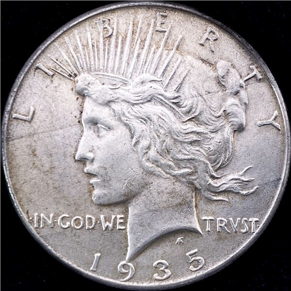 1935-S Silver Peace Dollar CLOSELY UNCIRCULATED