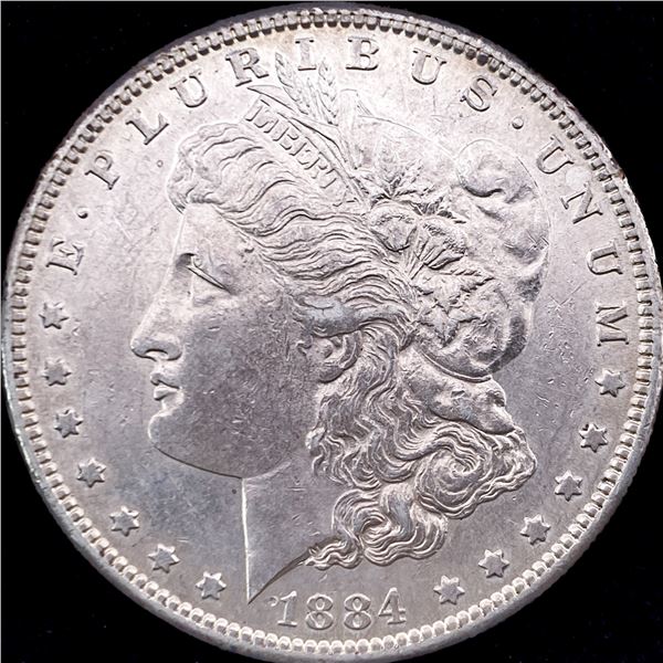 1884-S Silver Morgan Dollar CHOICE AU