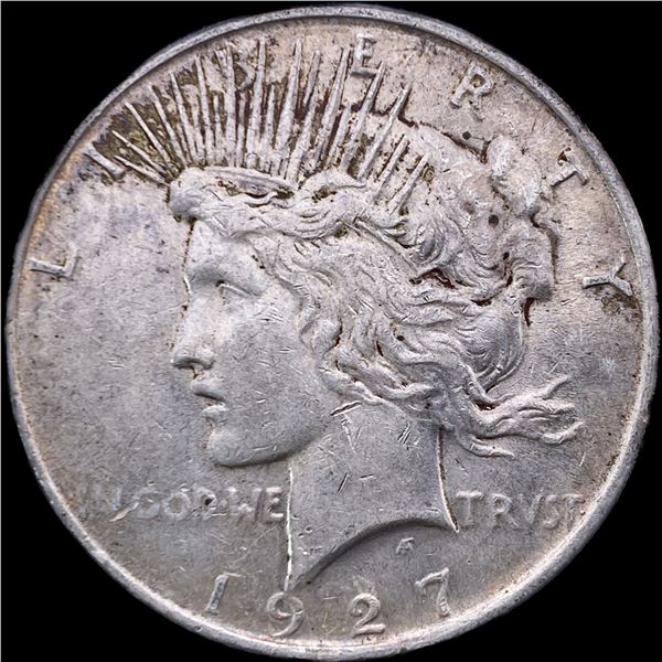 1927 Silver Peace Dollar CLOSELY UNCIRCULATED