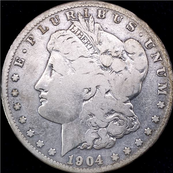 1904-S Silver Morgan Dollar NICELY CIRCULATED