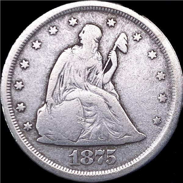 1875-S Silver Twenty Cents NICELY CIRCULATED