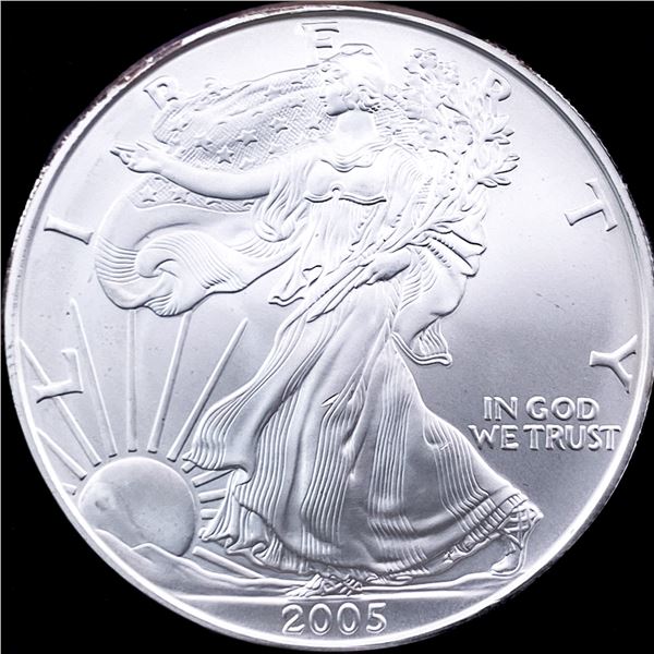 2005 1 oz Silver American Eagle $1 SUPERB GEM BU