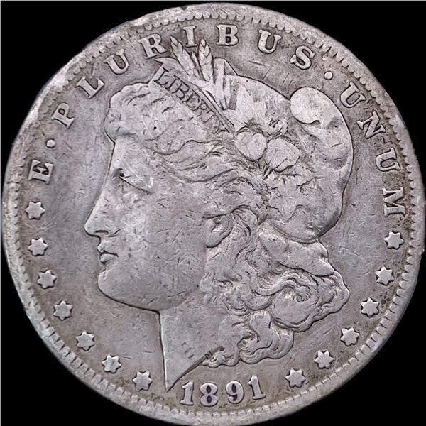 1891-CC Silver Morgan Dollar NICELY CIRCULATED