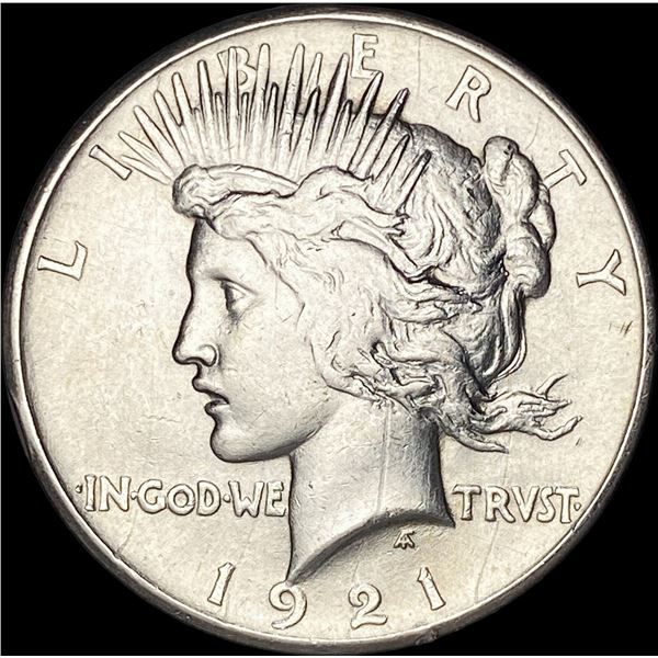 1921 Silver Peace Dollar CLOSELY UNCIRCULATED