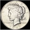Image 1 : 1921 Silver Peace Dollar CLOSELY UNCIRCULATED