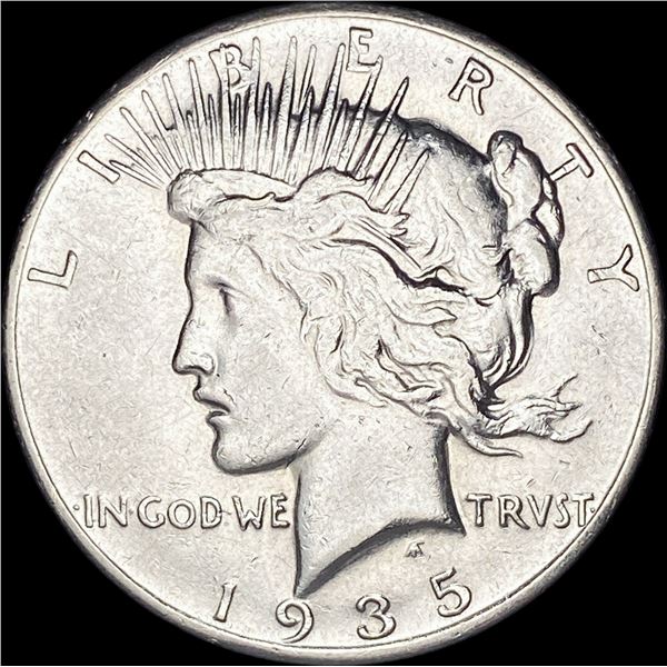 1935-S Silver Peace Dollar NEARLY UNCIRCULATED