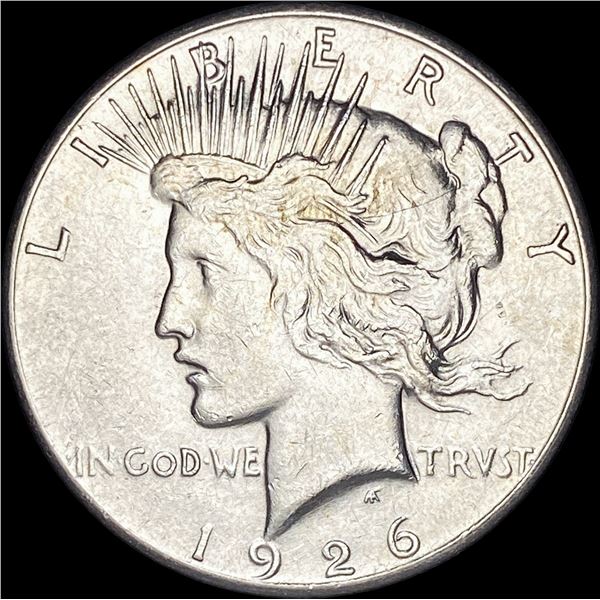 1926-S Silver Peace Dollar CHOICE AU