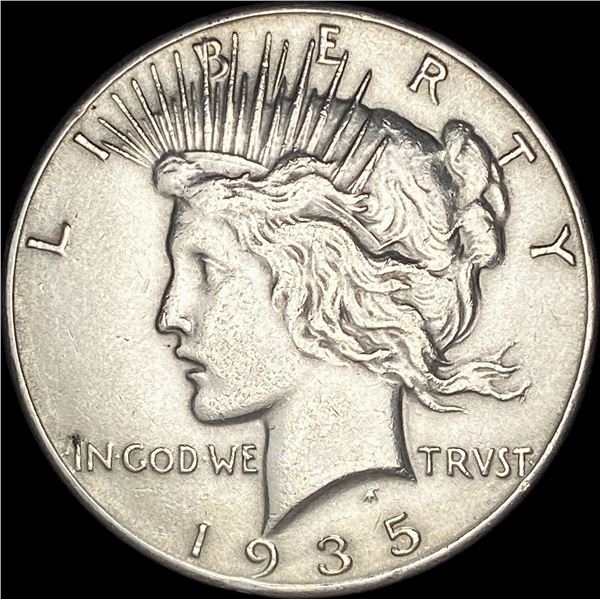 1935 Silver Peace Dollar CLOSELY UNCIRCULATED