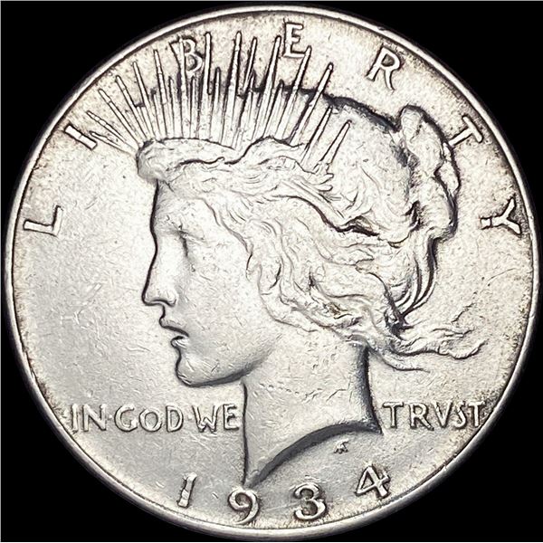 1934 Peace Silver Dollar CLOSELY UNCIRCULATED