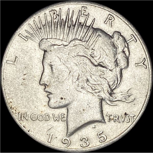 1935-S Silver Peace Dollar NEARLY UNCIRCULATED