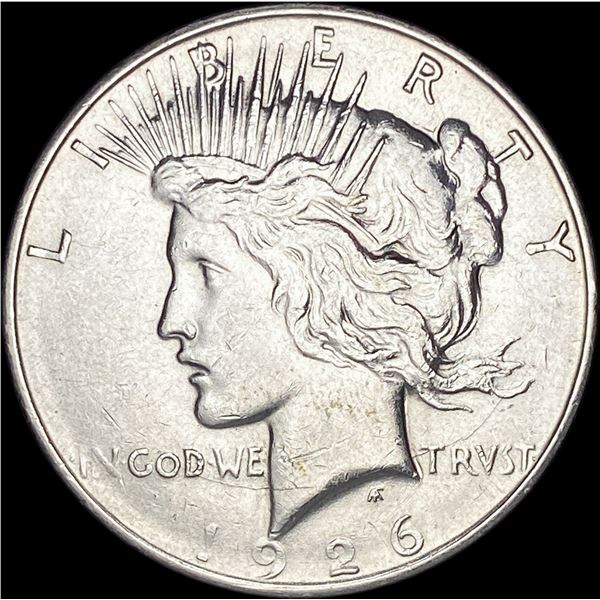 1926 Silver Peace Dollar CHOICE AU