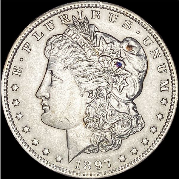 1897 Morgan Silver Dollar CLOSELY UNCIRCULATED
