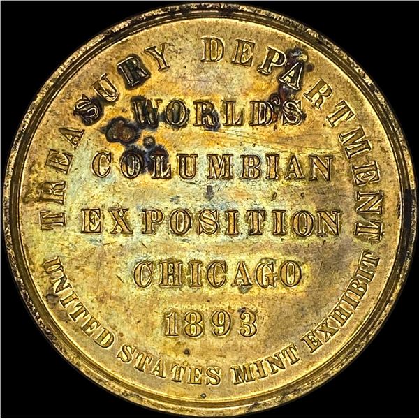 1893 World's Columbian Exposition Medal HIGH GRADE