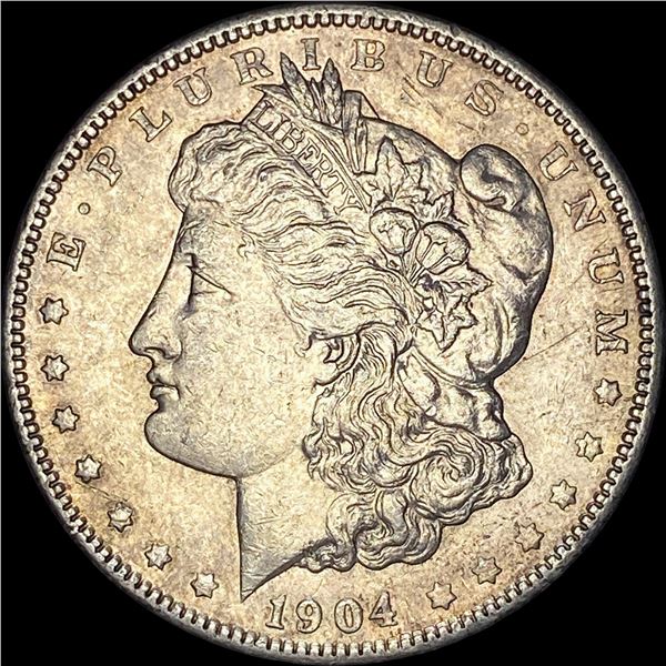 1904-S Silver Morgan Dollar CLOSELY UNCIRCULATED