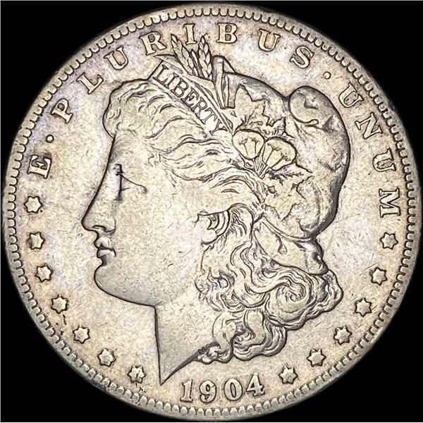 1904-S Silver Morgan Dollar LIGHTLY CIRCULATED
