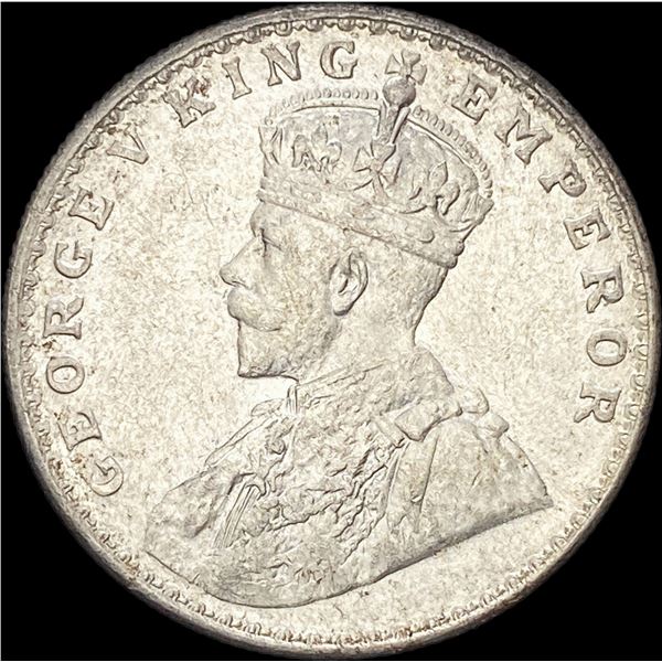 1919 India Silver 1 Rupee UNCIRCULATED