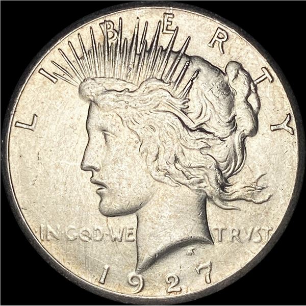 1927 Silver Peace Dollar CLOSELY UNCIRCULATED