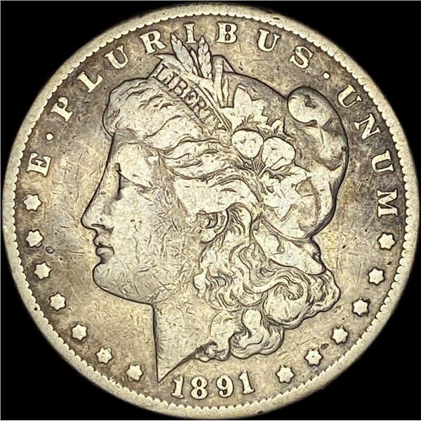 1891-CC Silver Morgan Dollar NICELY CIRCULATED