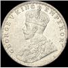 Image 1 : 1919 India Silver 1 Rupee UNCIRCULATED