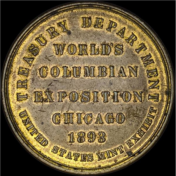 1893 World's Columbian Exposition Medal HIGH GRADE