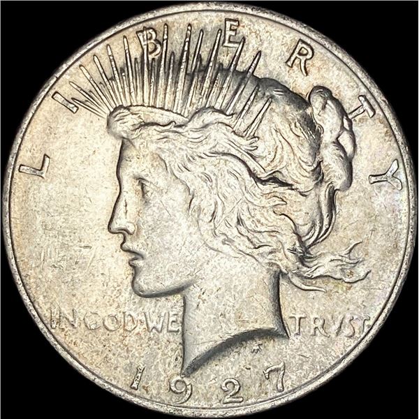 1927 Silver Peace Dollar CLOSELY UNCIRCULATED