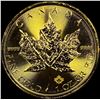 Image 2 : Gold 1 oz 2022 Canadian Maple Leaf $50 SUPERB GEM BU
