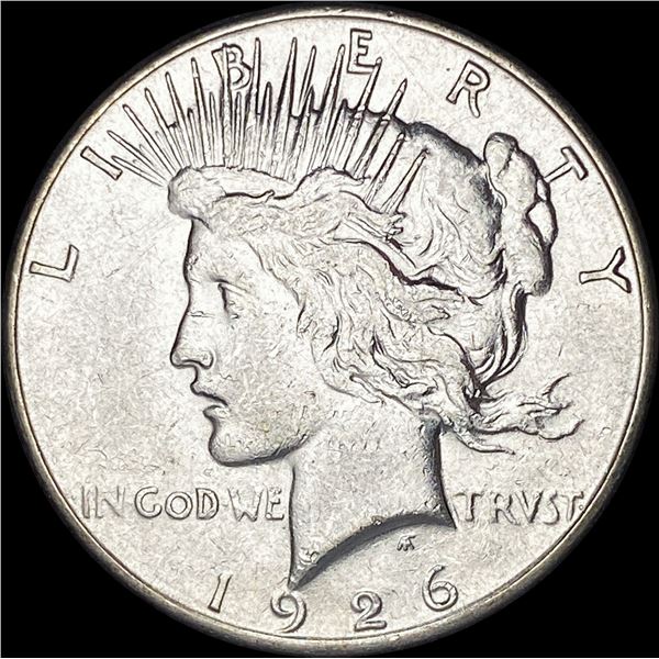 1926-S Silver Peace Dollar CHOICE AU