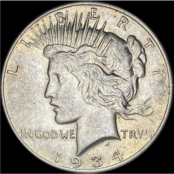 1934-D Silver Peace Dollar CLOSELY UNCIRCULATED