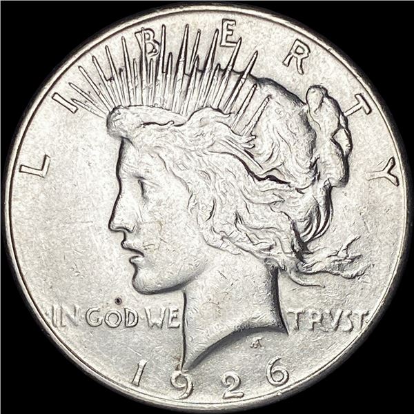 1926-S Silver Peace Dollar CHOICE AU